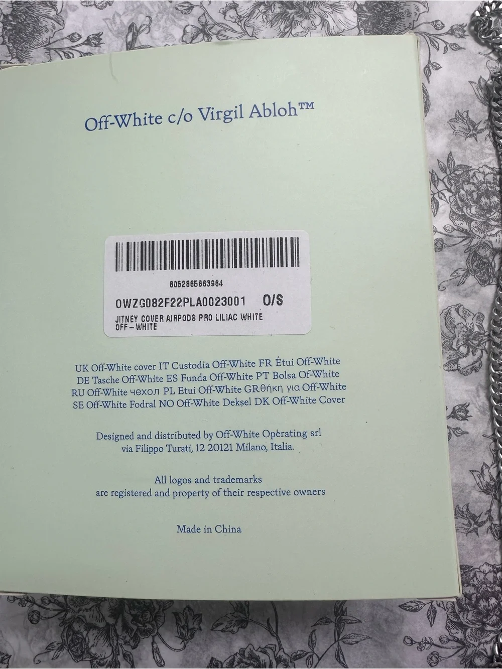 Off-White Purple Mini 'Virgil Was Here' Shoulder Bag